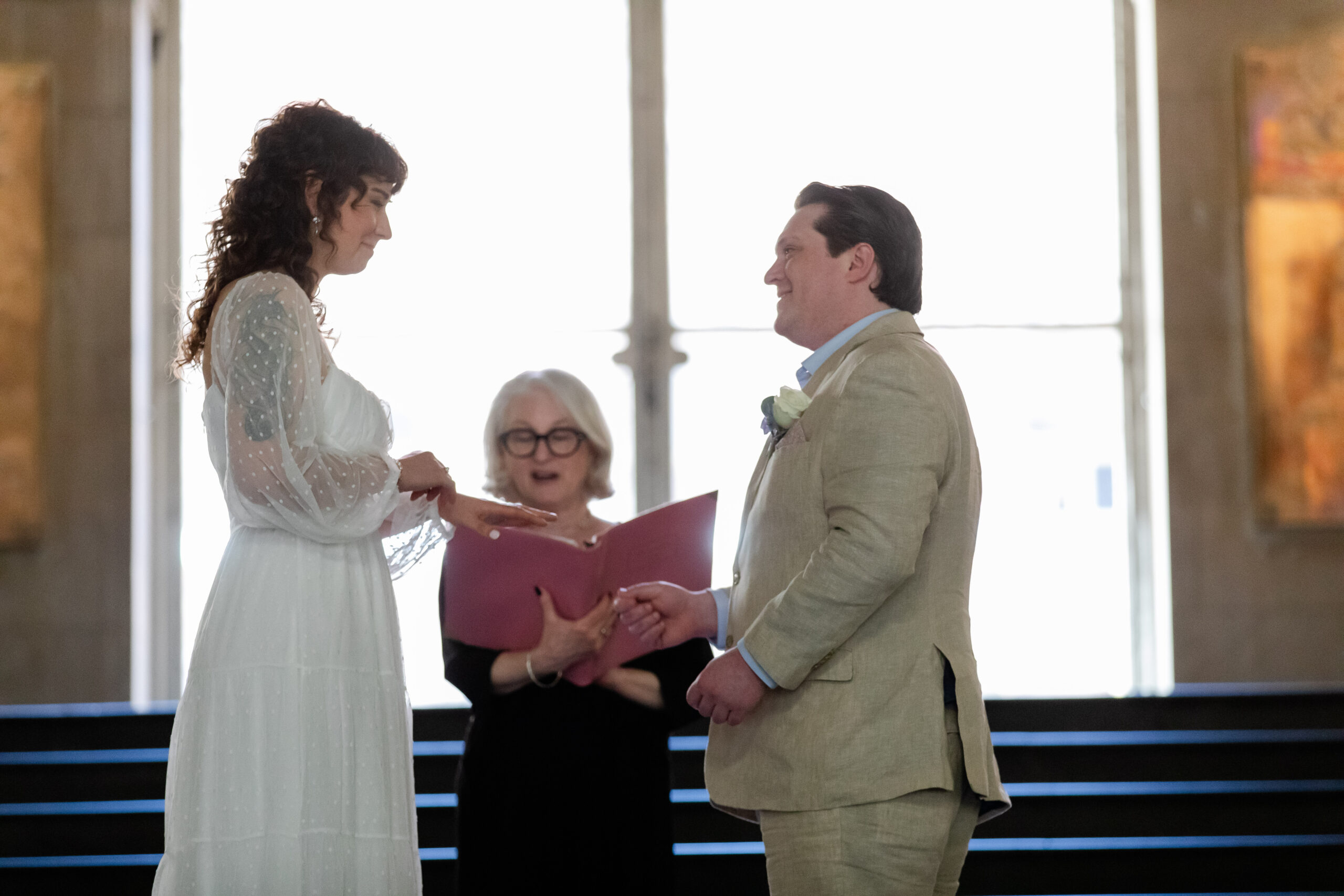 Rev. Amy officiating in Pittsburgh