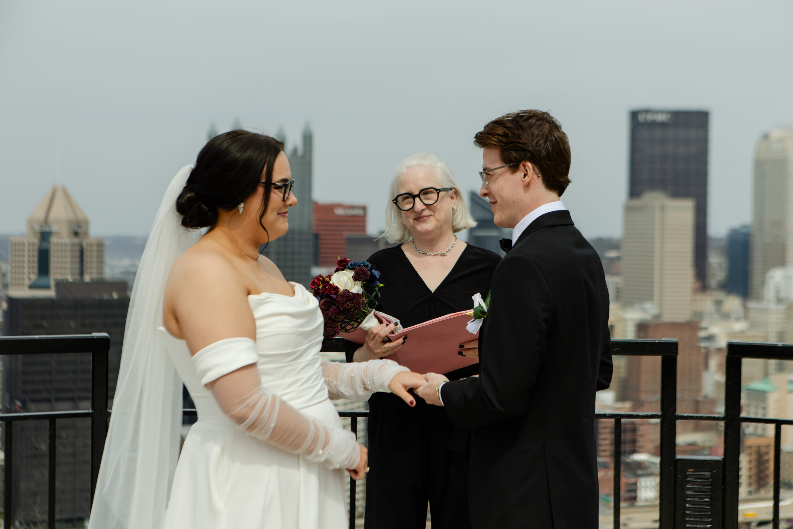 Rev. Amy officiating in Pittsburgh